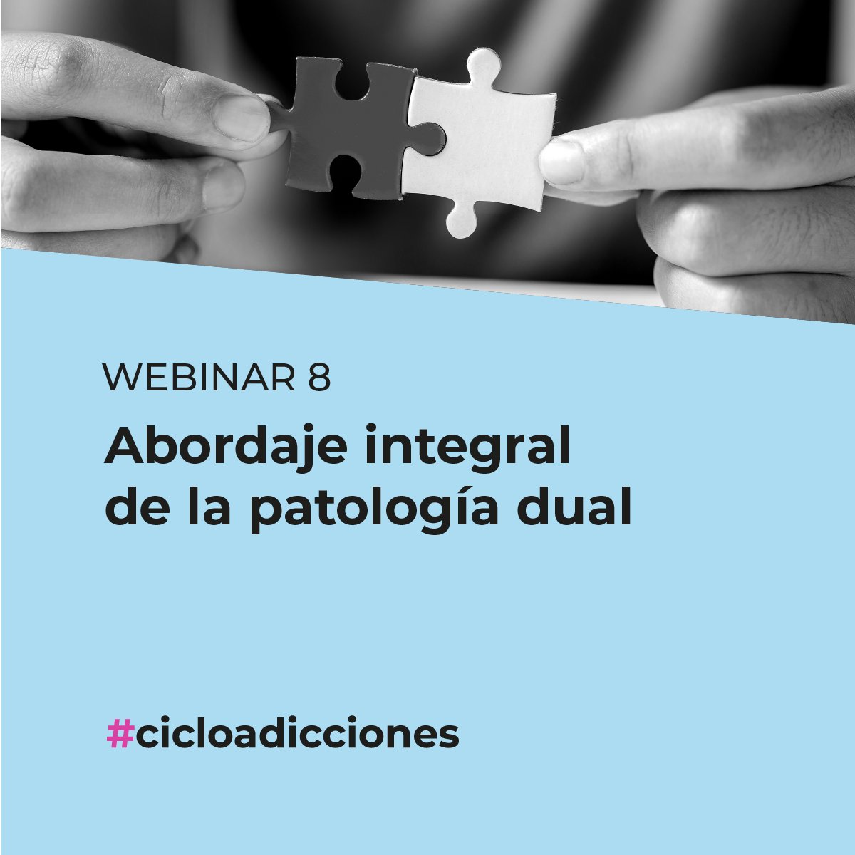 No te pierdas el último webinar del Ciclo sobre Prevención de Conductas Adictivas que abordará la patología dual (trastorno de adicciones y psiquiátrico). <a href="/BPerezGalvez/">Bartolomé Pérez G.</a> analizará causas y consecuencias e identificará tratamientos eficaces. Inscripciones: bit.ly/WebinarDual