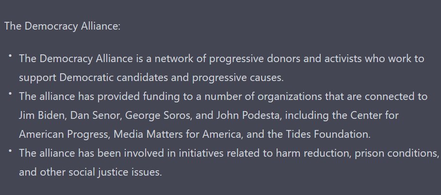 EFxScout1League's tweet photo. #TidesFoundation
#CenterforAmericanProgress
#MediaMatters
#DemocracyAlliance
#GeorgeSoros
#JimBiden
#DanSenor
#JohnPodesta https://t.co/cXNRtSsseV