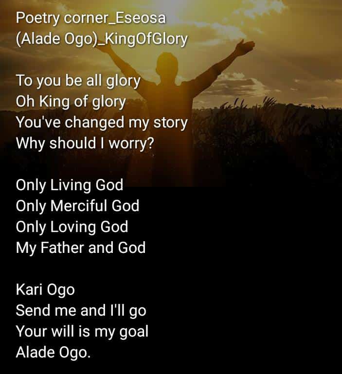 #weekendpoem
#Aladeogo