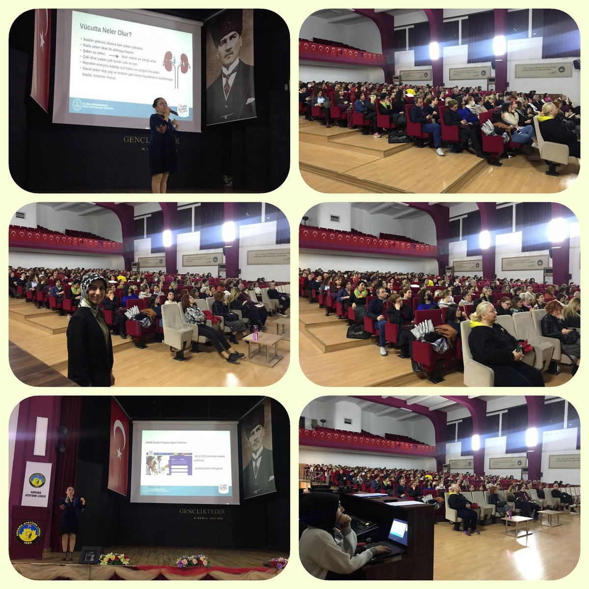 Çankaya İlçemizdeki tüm resmî ve özel okul rehber öğretmenlerine 2 oturum şeklinde “Tip 1 Diyabetli Öğrencilerin Okul ve Kurumlarda Bakımı ve Desteklenmesi” konusunda bilgilendirme toplantısı yapıldı.
<a href="/tcmeb/">Millî Eğitim Bakanlığı</a>
<a href="/meb_dhgm/">Destek Hizmetleri Genel Müdürlüğü</a>
<a href="/OzilLevent/">Dr. Levent Özil🇹🇷🇹🇷🇹🇷</a>
<a href="/ozkan_meb/">Özkan AVCI</a>
<a href="/MemAnkara/">Ankara İl Millî Eğitim Müdürlüğü</a>
<a href="/Harunfatsa/">Harun Fatsa</a>
@ismail_ctinkaya