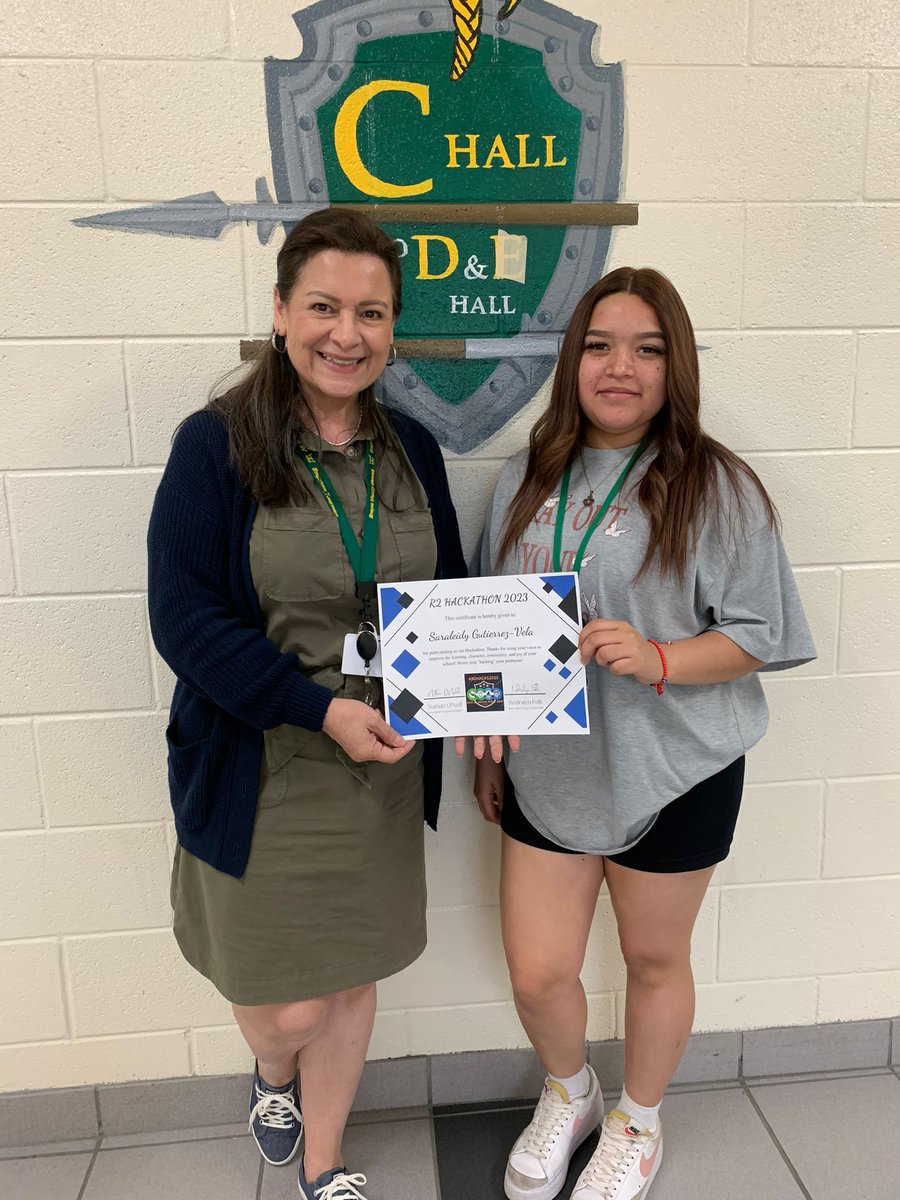 PosgarESOL's tweet photo. Congrats to our ESOL Students who won 2nd place at the R2 Hackathon 2023 . Multilingual learners developing solutions to improve our school!! We are very proud of them and support them in their initiative.
👏🏽👏🏽👏🏽🏅 https://t.co/DhpzvzPKBM