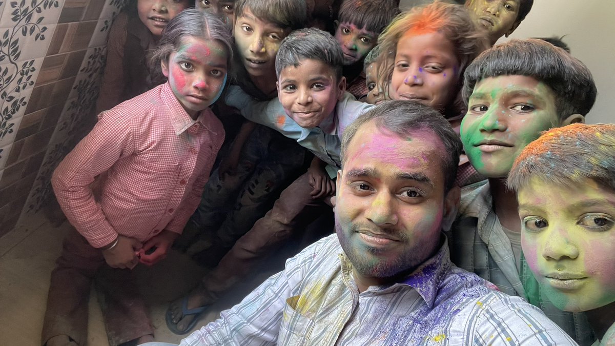 SushilKumarRa's tweet image. #upbasic 
 #होली_बेसिक_वाली 
छोटे बाल गोपालों की होली