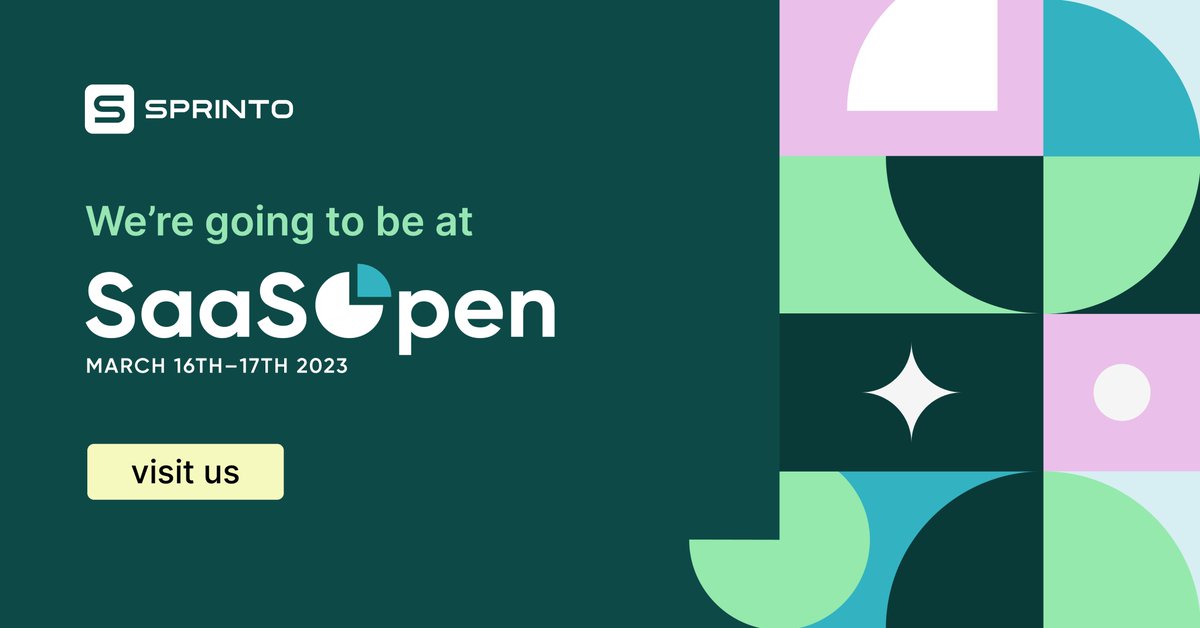 sprintoHQ's tweet image. Thrilled to attend #SaaSOpen on 16th &amp;amp; 17th March💥

Are you attending?

Come visit us to explore how your company can use Sprinto to breeze through #SecurityCompliance &amp;amp; scale up ✨

#SaaSConference #SaaSLeaders #SaaSIndustry #NYCEvents #Security #Compliance #OfflineEvents
