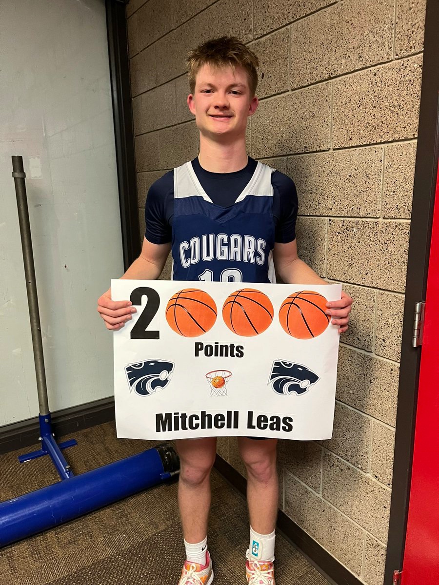 Congratulations to Mitchell Leas, North Prairie senior, for surpassing 2000 career points in tonight’s R4 3rd Place Game #NDPreps 
<a href="/amy_leas/">Amy Leas</a>
