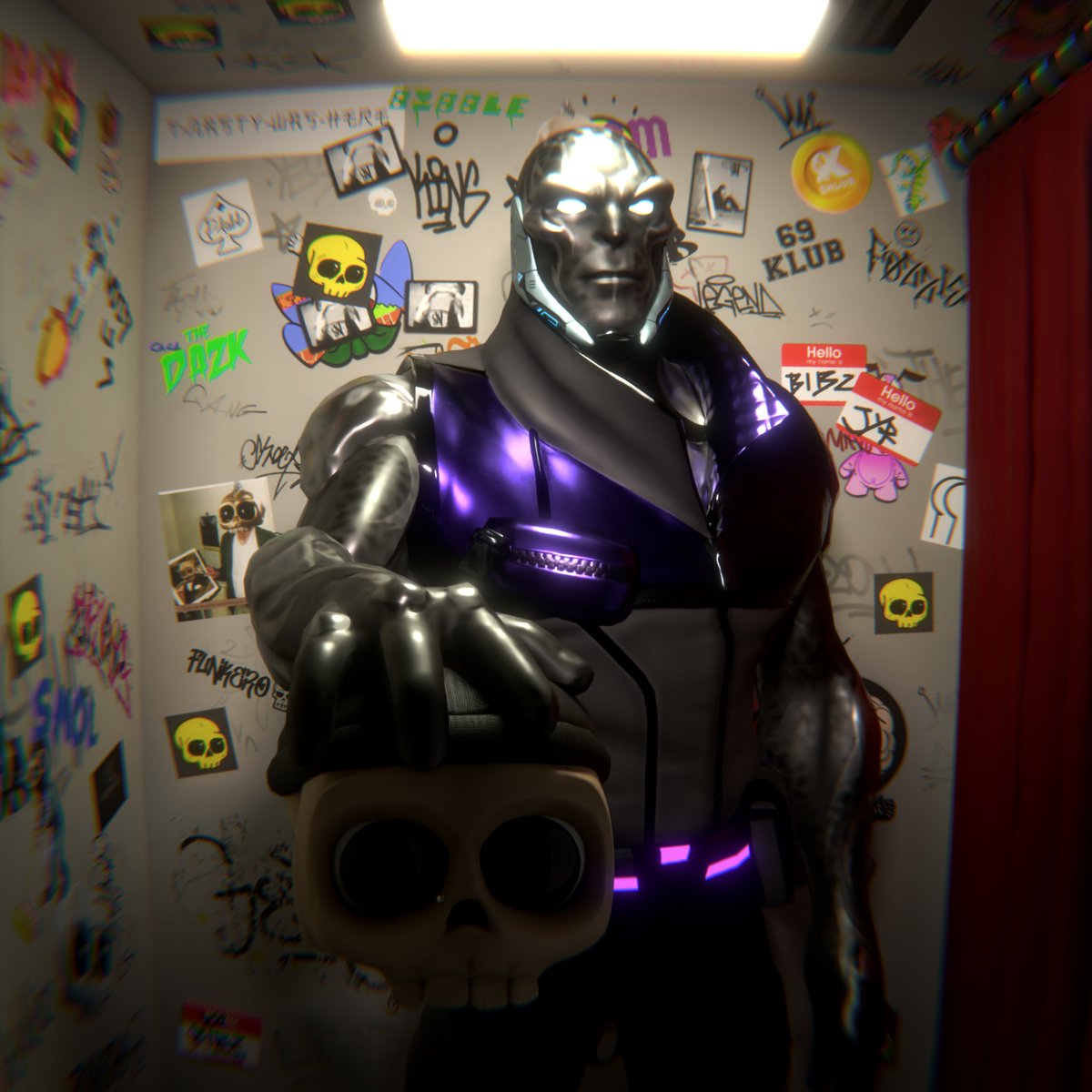 dutchee's tweet photo. I told my MetaTravelers to "kill it in the Photobooth today" 📸

I didn't mean literally...🤦‍♂️
Sorry DASK 💀 https://t.co/wz5QpI9Ff2