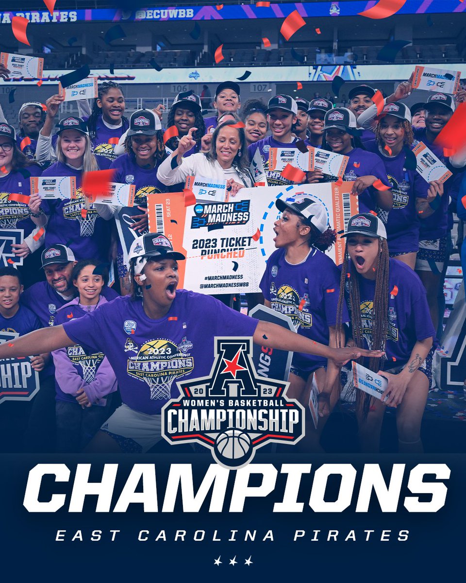East Carolina Pirates 

American Conference Champions

🏆🏆🏆