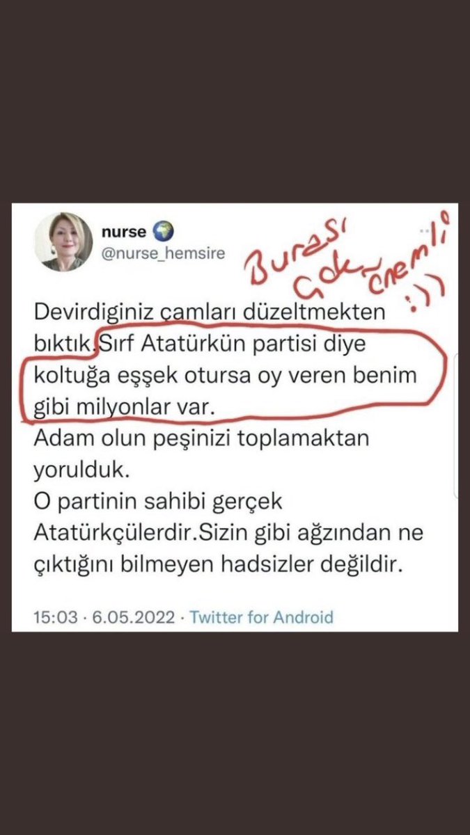 Uzun uzun yazdım sonra vazgeçtim sadece tek soru ablacım bune ? @nursse_hemsire