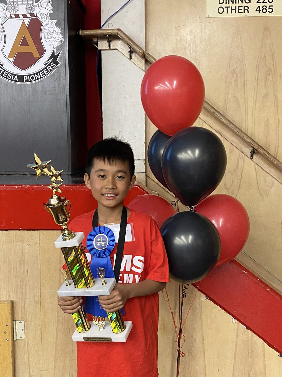 palmsacademy's tweet photo. Palms 3rd grade student, Vincent, won the ABC School Math Bee! https://t.co/xiT3eOYsiB