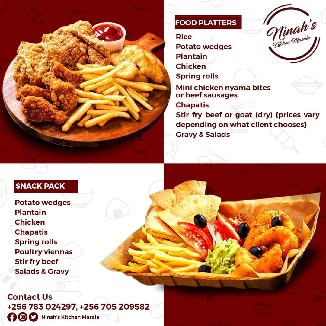 ninahs_kitchen_'s tweet photo. #WeOffer
😋FOOD PLATTERS
&amp;
😋SNACK PACKS

Contact Us on for your orders
+256 783 024297
 +256 705 209582
.
#Tastyfood https://t.co/Qj40fXtTu4