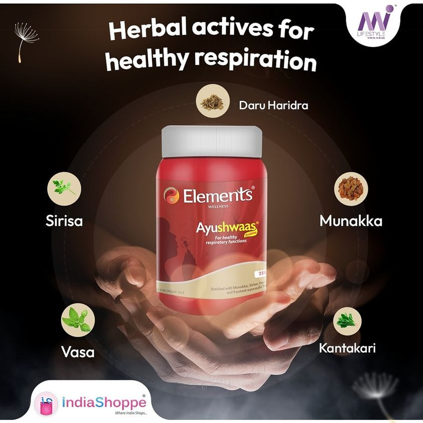 IndiaShoppe's tweet photo. Take Ayushwaas Avaleha to strengthen your lung tissues and protect yourself from allergic reactions.
#elementswellness #milifestyle #respiratorycare #breatheasy #respiratorysupport #healthylungs https://t.co/PSXg2VSIie