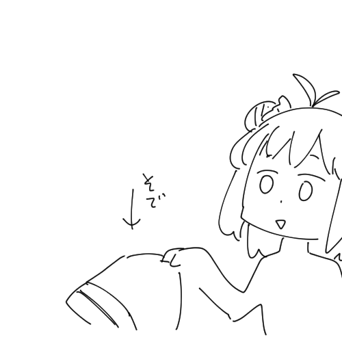 @extremaratio69 @hijikara ひじからさん型ままなら改装前の川内ちゃんだったから袖書いてたけど ノースリーブだから改二型だと思ってマフラーにした! 