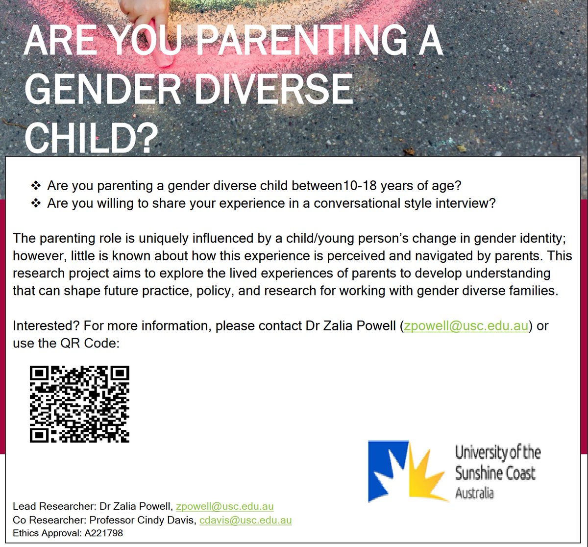 Gender Diverse Research Project!!! (for parents). Please RT... #TransRightsAreHumanRights #GenderDiversity