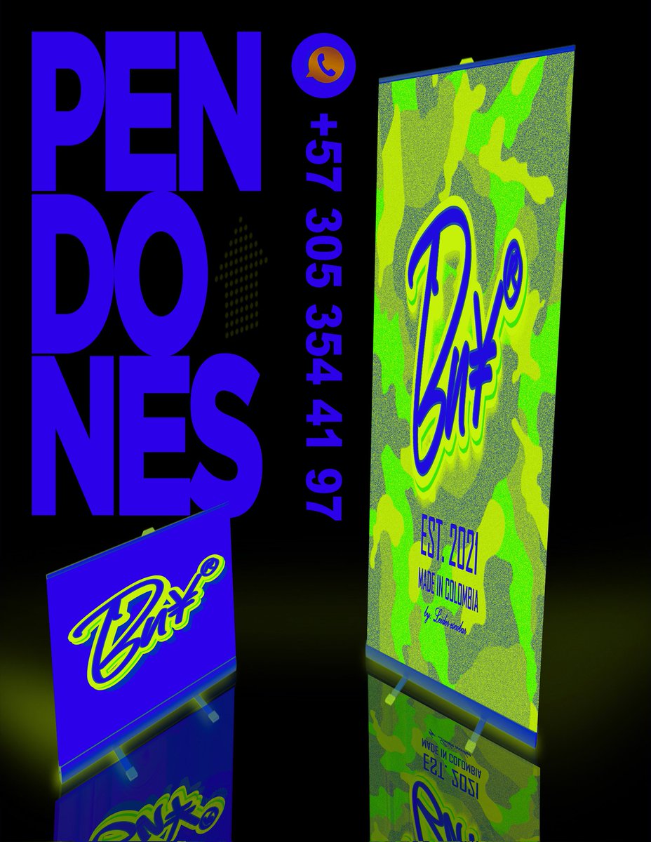 Clubny360_'s tweet photo. C L U B N ¥ 3 6 0 🖨✍️TE CREAMOS Y TE IMPRIMIMOS TU PENDON O BANNERS A MEDIDA 🖨✍️ 

📞+57 305 354 41 97 

✍️Creación Y Elaboración De Pendones Publicitarios + Diseños Digitales Personalizados Marca, Negocio o Empresa, Presentación Proyecto Siempre Con Los Mejores: C L U B N ¥ 3 https://t.co/t0uyFGf8ZT