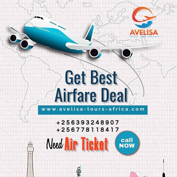 @wekesa_amos For #AirTickets  contact #AvelisaToursAndTravels on  📞 Contacts: +256 393248907 / +256 788661815 / +256 700806173