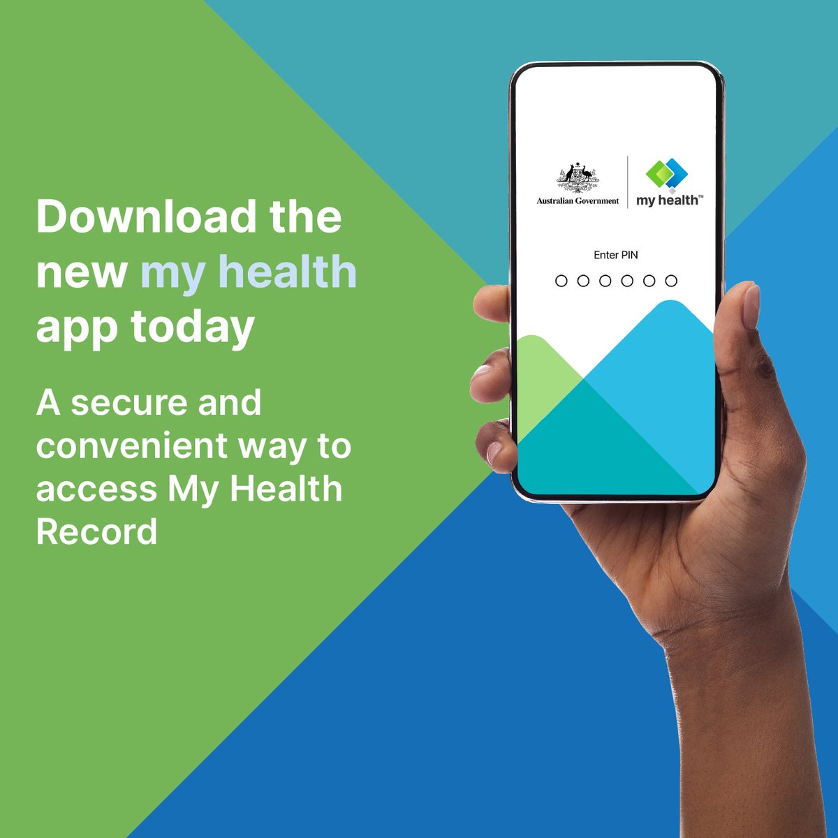 Download the new my health app today! It’s a secure and convenient way to access #MyHealthRecord on your mobile! To find out more and download the app, go to digitalhealth.gov.au/myhealth #digitalhealth #myhealth @AuDigitalHealth
