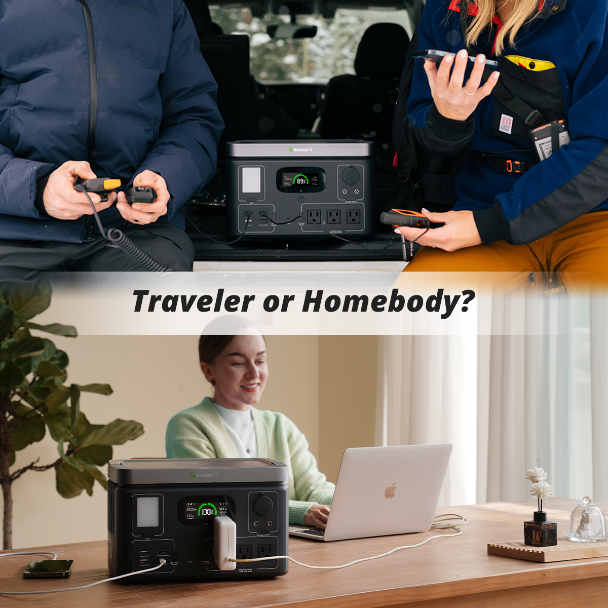 Let the battle begin!👀Traveler or Homebody? Which side are you on?🤔

#growatt #traveler #travelerlife #travelers #homebody #homebodylife #homebody