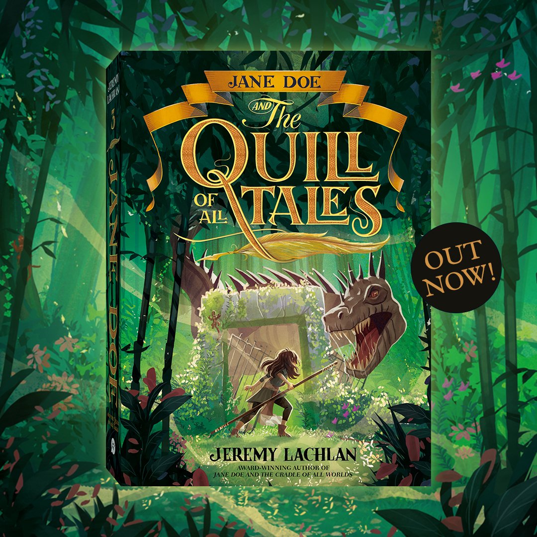 Heed the call. Walk the path. A new adventure dawns … 

Jane Doe and the Quill of All Tales is OUT NOW, available everywhere books are sold! A huge and heartfelt thank you to everyone who has championed Jane so far. 

I’m so very proud of this one. I hope you love it too 💚