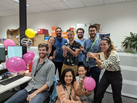 KateGQuinlan's tweet photo. Congratulations, @HenryWBell on submitting your PhD thesis! It’s been my absolute pleasure to have supervised your PhD with @MerlinCrossley. I’m very proud of what you have learned &amp; achieved. Hooray for reaching this milestone today while staying cool-as-a-cucumber! @UNSWBABS https://t.co/WgcdRfF8uE