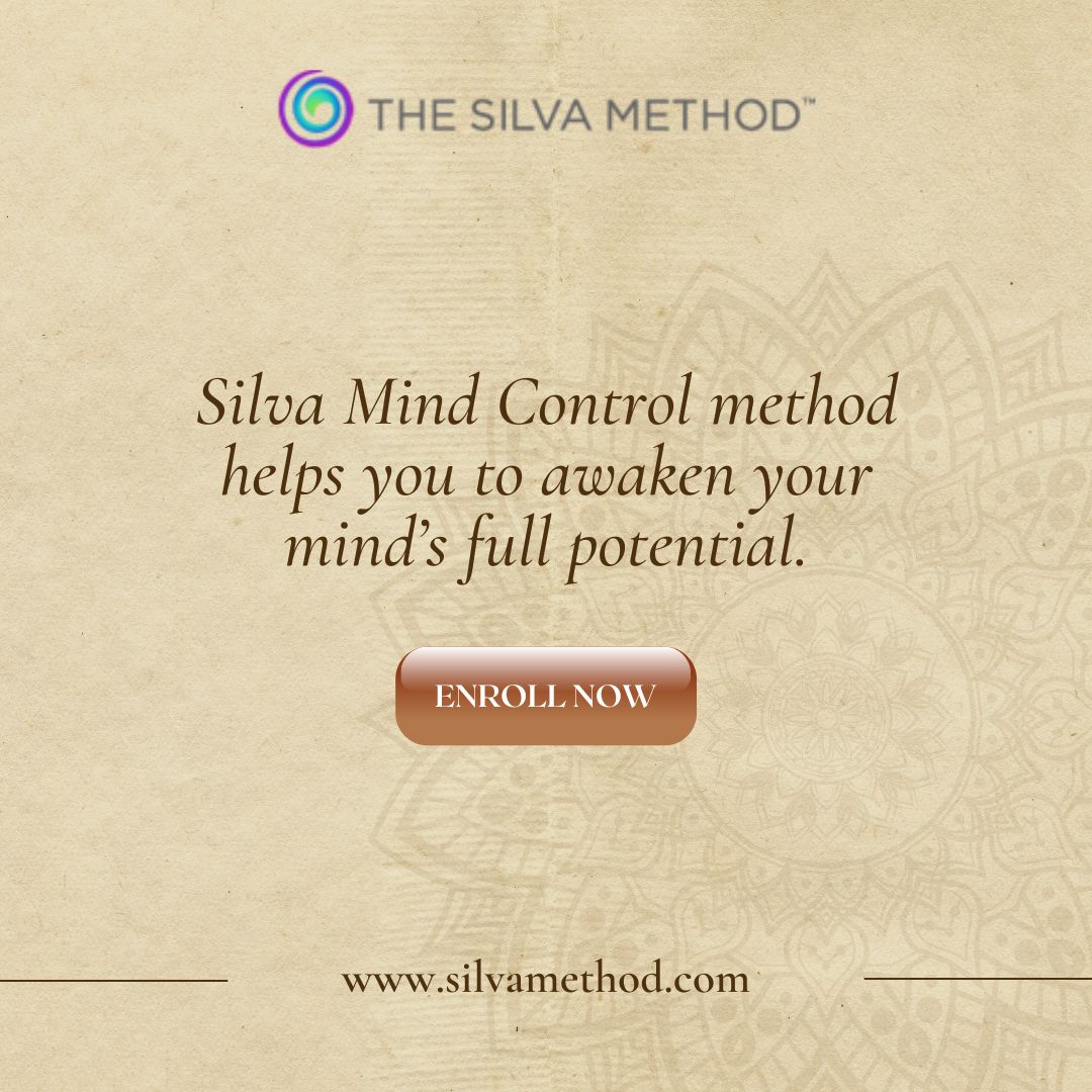 SilvaHomeOffice's tweet image. Unlock your full potential and achieve your goals with Silva Mind Control Method. Harness the power of your mind today! 

Enroll Now: silvamethod.com/store/course/s…

#SilvaMindControl #MindPower