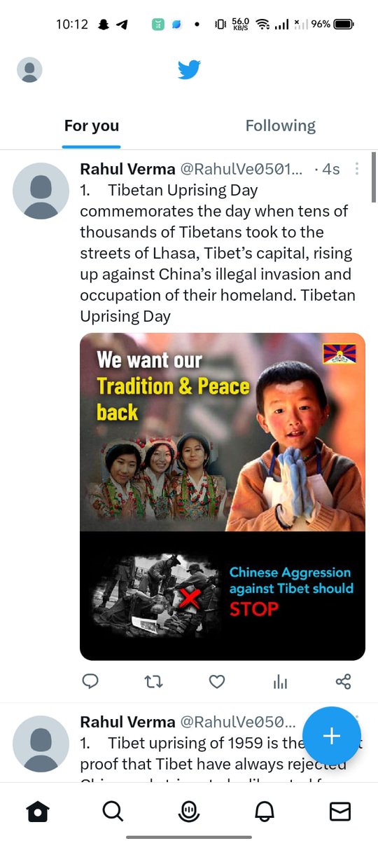 vines_messi's tweet photo. 1.Tens of thousands of Tibetans protested China's illegitimate invasion and occupation of their country on March 10, 1959, in Lhasa, the capital of Tibet. The spirit of freedom still persists in Tibetan population Tibetan Uprising Day https://t.co/wos17lSGQR