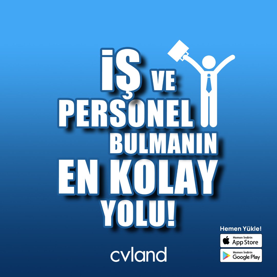 cvlandapp's tweet photo. İş ilanı yayınlamadan personel bulmayı ve iş ilanları takip etmeden yeni iş teklifleri almayı mümkün hale getiren yeni nesil mobil uygulama. 

Hala yüklemediysen link aşağıda!
https://t.co/qOhKqKVBGH https://t.co/1EnT9yzE5Q