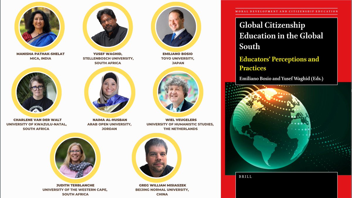globalbosio's tweet photo. 👉JOIN US FOR THE LAUNCH OF MY NEW BOOK  "Global Citizenship Education in the Global South"

REGISTER FOR FREE: https://t.co/pk9432xeF7

THE BOOK: https://t.co/DwfPe6X6G4 

The panel will explore and celebrate ideas and concepts on GCE in the Global South! https://t.co/BjtK7FfDEp