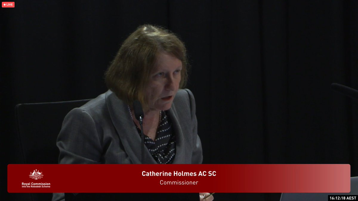 RhondaGarad's tweet image. Twitter love for the extraordinary Commissioner #CatherineHolmes who has restored public confidence in the integrity of the #RobotDebtRC