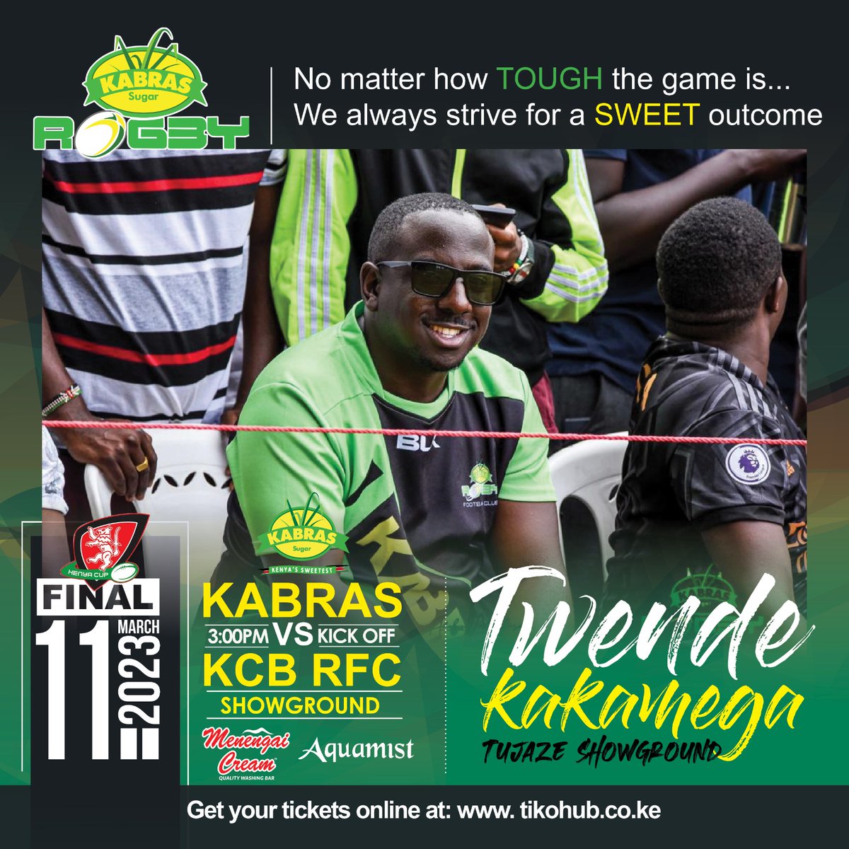 Smile, kesho itakua smart sana 😎✌🏿

#KenyaCupFinal 
#KabrasSugar
#KenyasSweetest
#TwendeKakamega