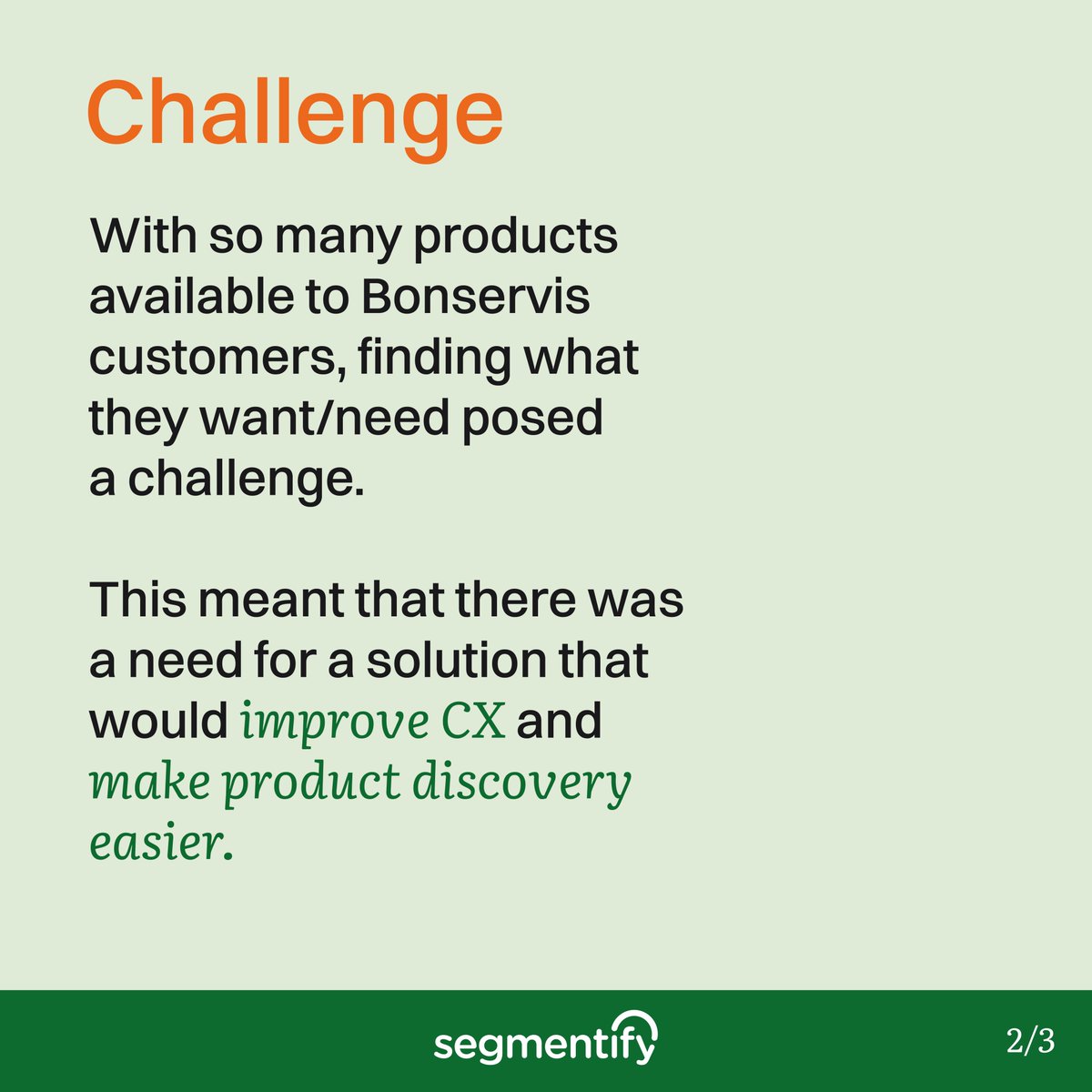 segmentify's tweet image. Do you want to know how @BonservisCom increased their conversions by 64%?

By using our #SearchBox feature, we have achieved:

• 64% ⬆️in Conversion Rates
• 36% ⬆️in Add-To-Basket Rates
• 8% ⬆️in CTR

Download our Bonservis #SuccessStory: buff.ly/3IVIzfm