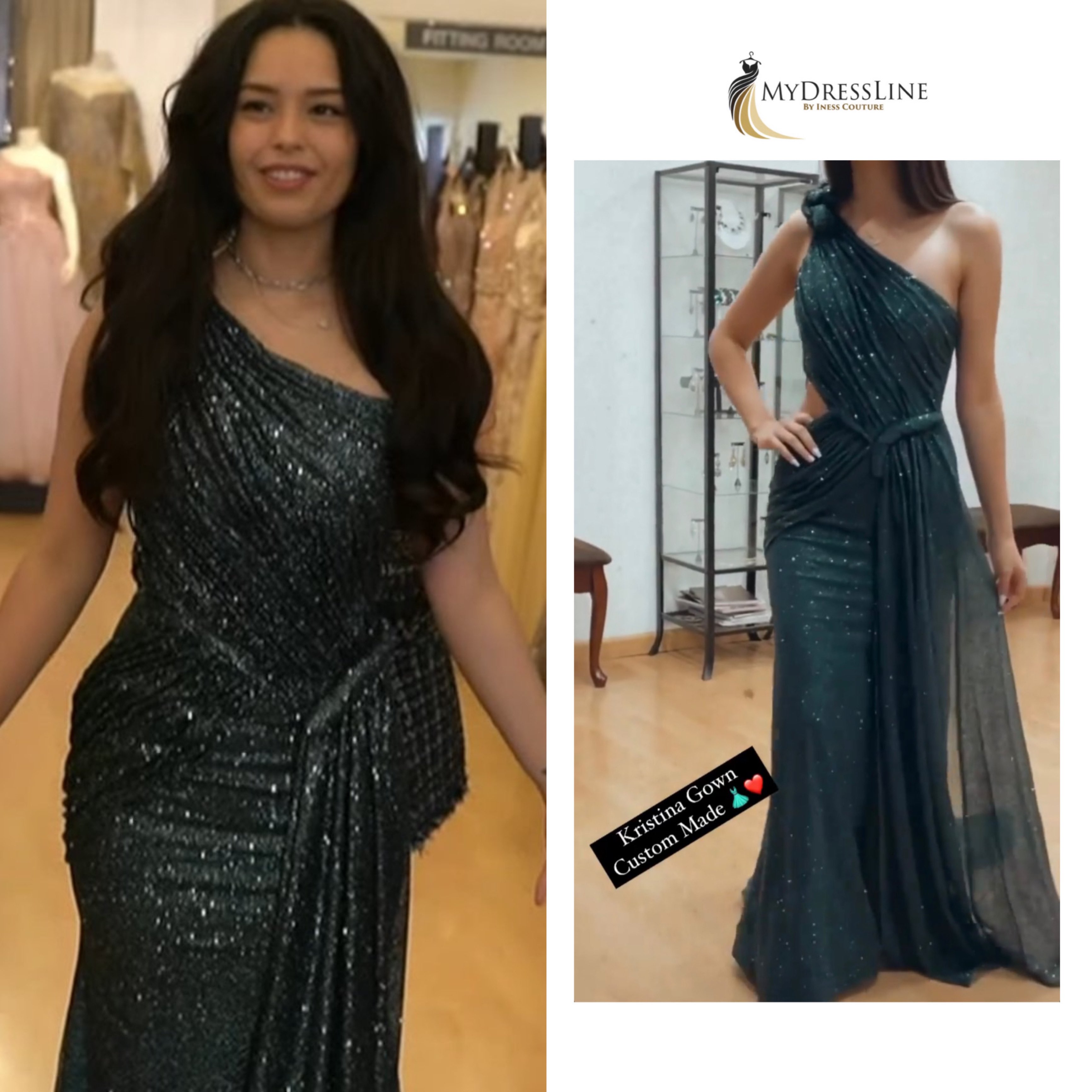 valkyrae closet on Twitter: "dress 5 : custom made by Iness Couture