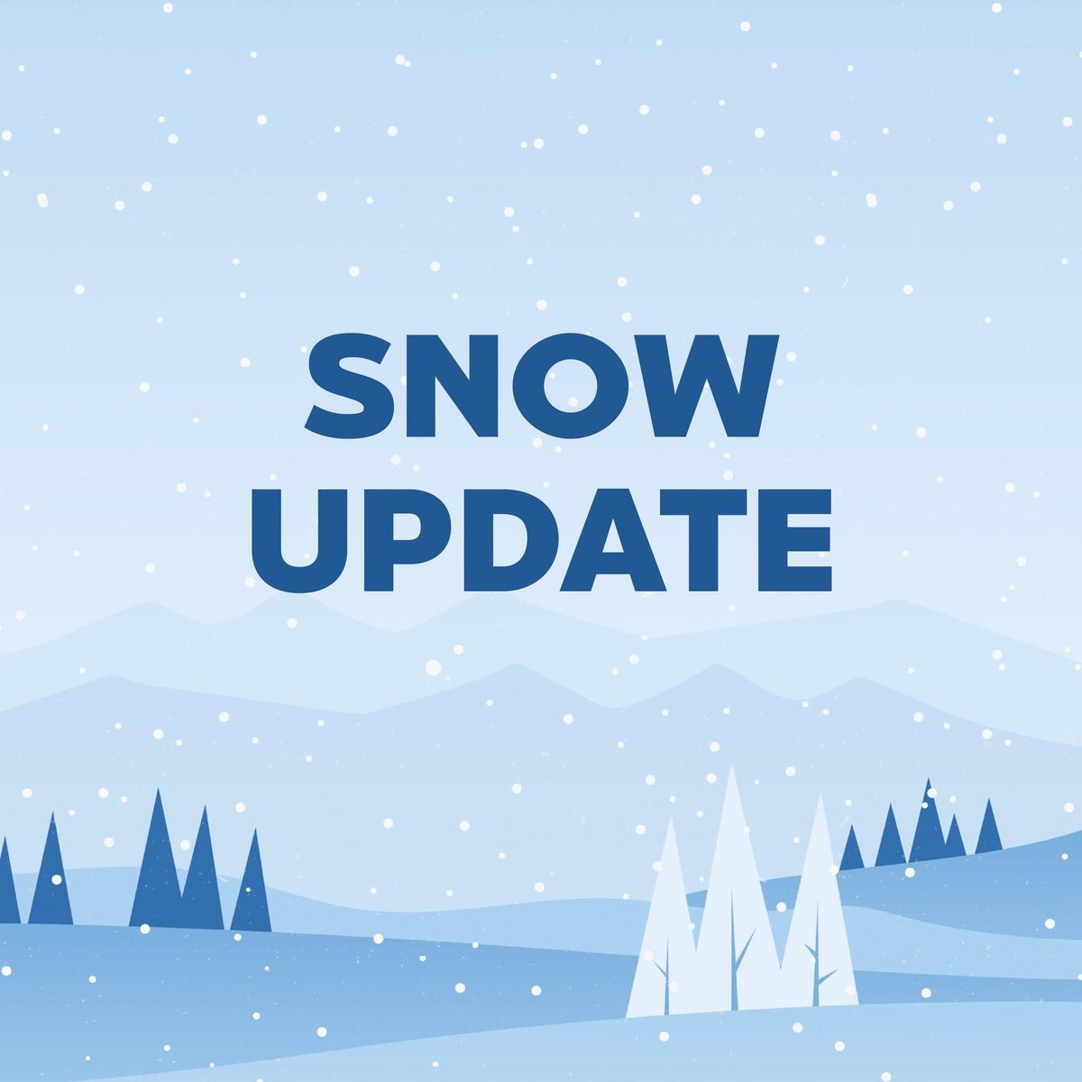FollowDECTC's tweet image. SNOW UPDATE - School will be CLOSED today (10/3/2023) due to a power issue. Lessons will take place on Teams at their normal times.  We thank you for your support.

#snowupdate #schoolclosure