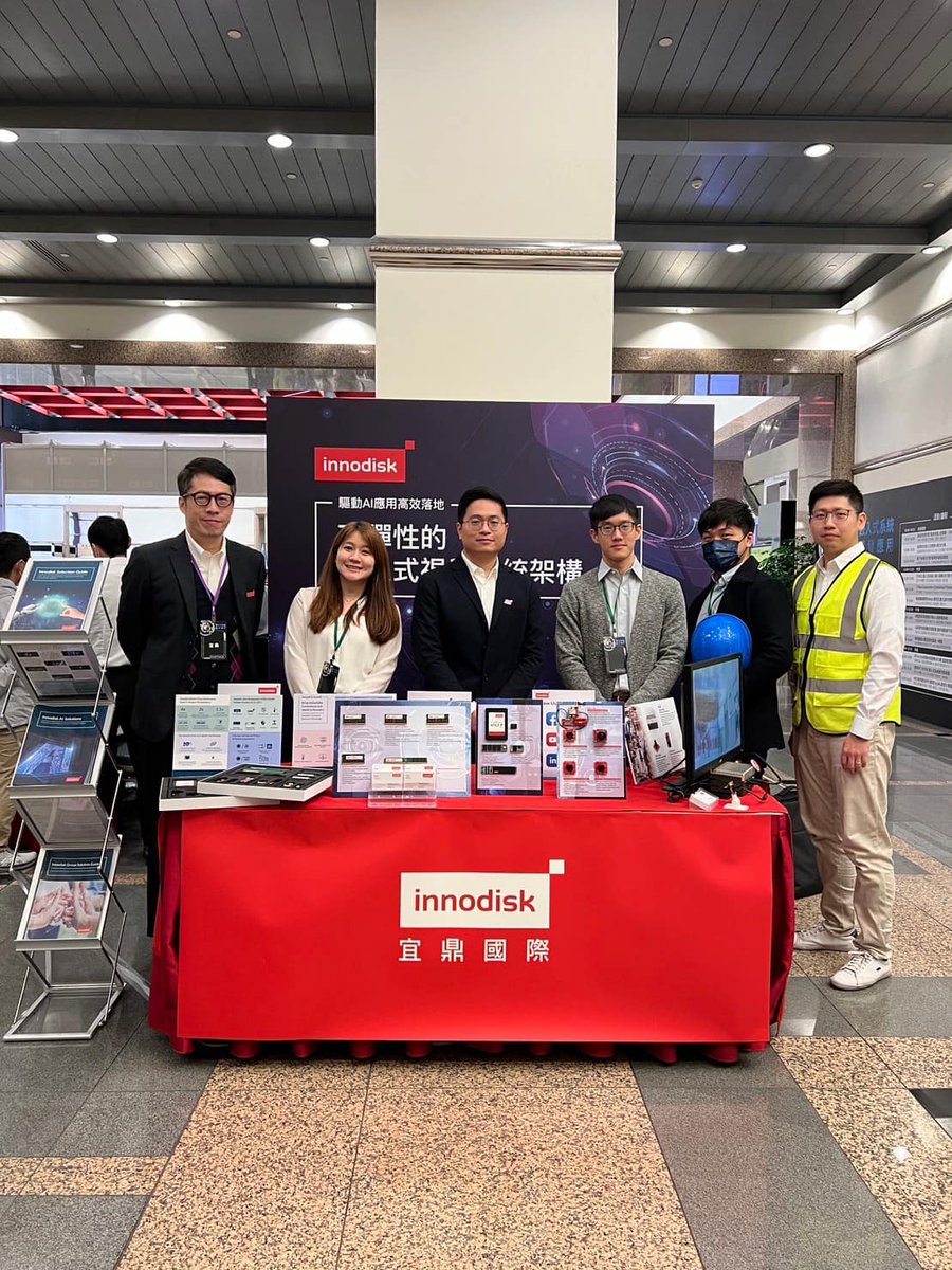 Innodisk_Corp's tweet image. We’re pleased to attend the DIGITIMESAsia D Forum held at TICC in Taipei. Innodisk shared the latest AI solution applications. We welcome you to visit our booth and get info of the industrial-grade storage solutions!
#Innodisk #aiot #cameramodule #EmbeddedPeripheral #ssd #DRAM
