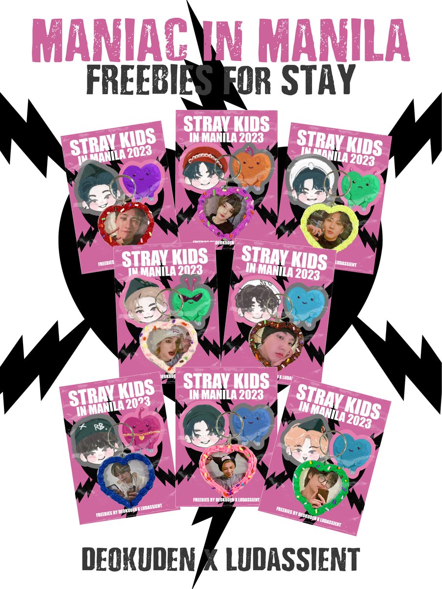 deokuden's tweet photo. STRAY KIDS MANIAC IN MANILA FREEBIES
by DEOKUDEN x  LUDASSIENT 💗⚡️😈

Giving away mini goodie bags of stickers &amp; decoden keyrings!

📆 Day 1 / March 11
📍 TBA
🕐 TBA

Random only!
Mbf us, @ludassient (optional), like &amp; rt to share!
See u STAY 🫶🏼❤️‍🔥

#SKZinMNL2023 #SKZinManila2023 https://t.co/5vHQDpl1eb
