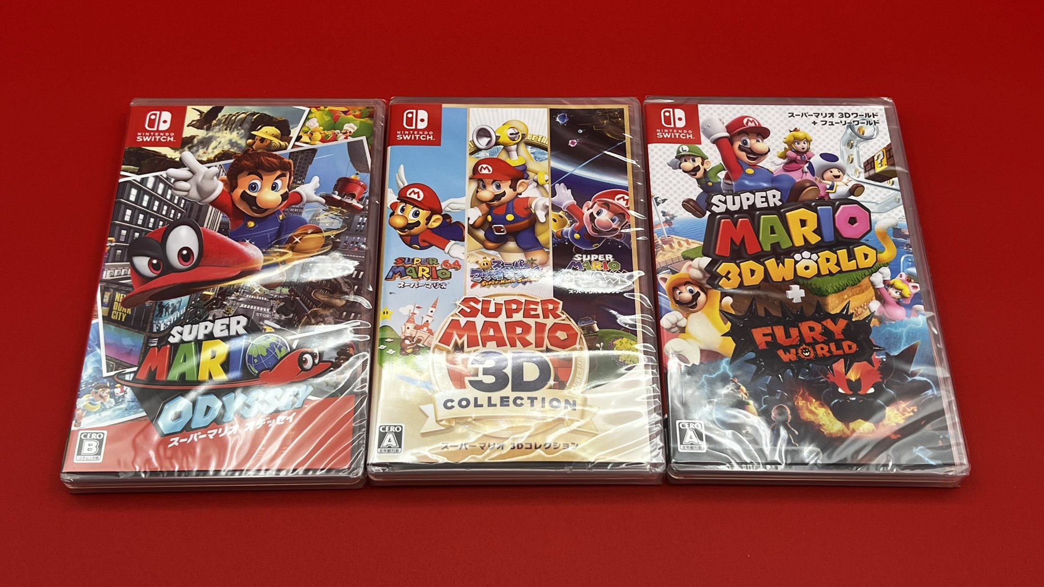 スーパーマリオオデッセイ、スーパーマリオ3Dワールド合わせ売り スーパーマリオオデッセイ、スーパーマリオ3Dワールド合わせ売り