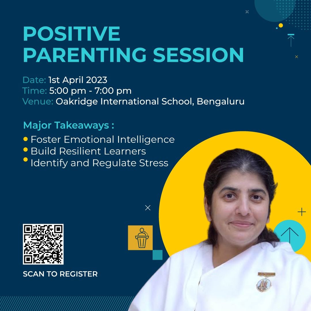 learnois's tweet image. Join an insightful positive parenting session by the renowned Spiritual Leader BK Shivani.
Register here: bit.ly/3IDcEQL
Registration closes on March 15
#positiveparenting #happyparents #oursocialpurpose #mindfulness #workingparents #emotionalintelligence