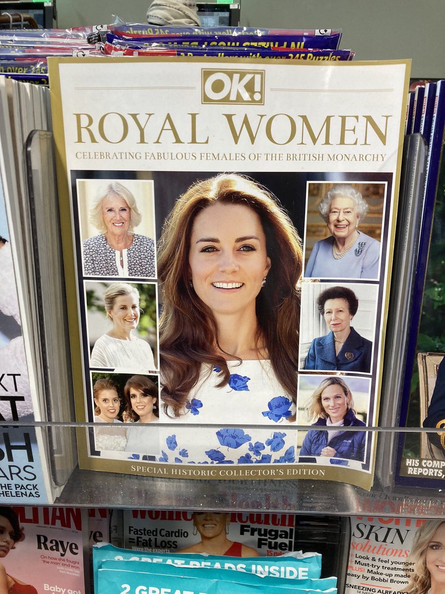 Somebody’s missing from this cover of Royal Women. But maybe that’s all white with the typical RF demographic? #MeghanMarkle #RacistRoyalFamily