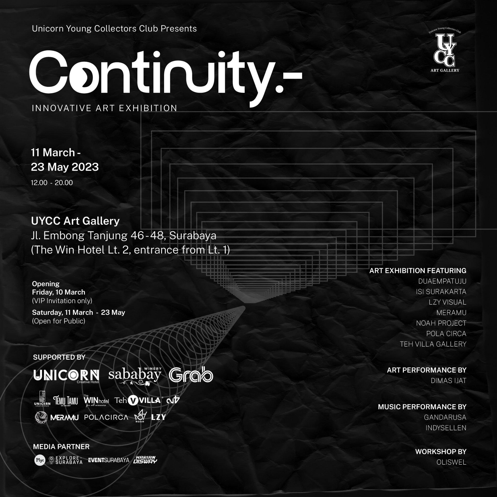 Event Surabaya on Twitter "A New Art Gallery is Coming to Town! UYCC