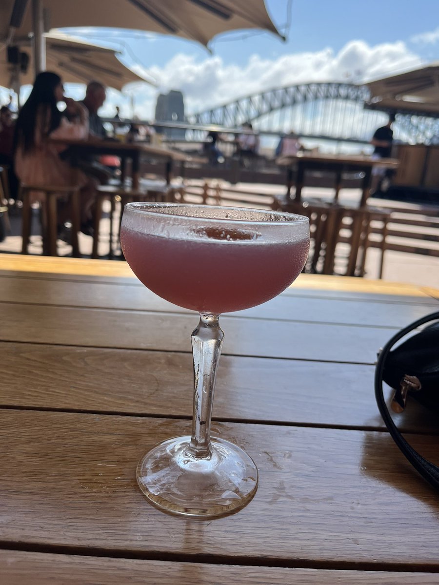 rachelwindon's tweet image. Love the @OperaBarSydney … good food and my favourite cocktail Cosmopolitan ❤️ #tableservice … only disappointment was they ran out of pavlova 🥺