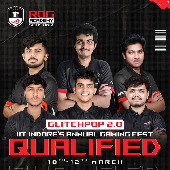 ASUS_ROG_IN's tweet photo. ROG Academy has successfully made it to the IIT Indore's GLITCHPOP 2.0, an annual gaming festival. We are excited and ready to compete with all our energy and bring home victory for our supporters.
#ROG #ROGIndia #ROGAcademy #MakingOfMasters #Gaming #Valorant #esports https://t.co/fYzVbUISaL