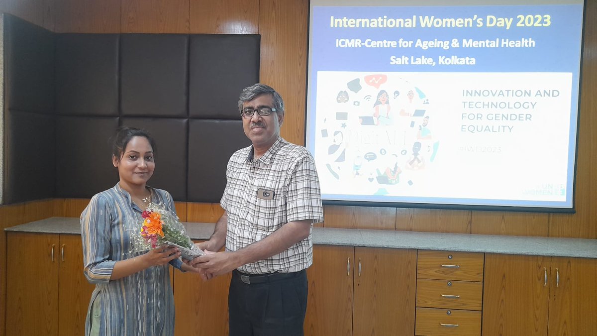 IcmrCam's tweet photo. ICMR-CAM Kolkata celebrated the #InternationalWomensDay2023 on 6th March, 2023. Women officials were felicitated for their contribution to the centre 
@ICMRDELHI
@DeptHealthRes
@niirncdjodhpur
@shakshar11
#AzadiKaAmritMahotsav
#IWD2023
#ICMR4NewIndia
#IndiaAt75
#G20 https://t.co/sY9K6GKHMK
