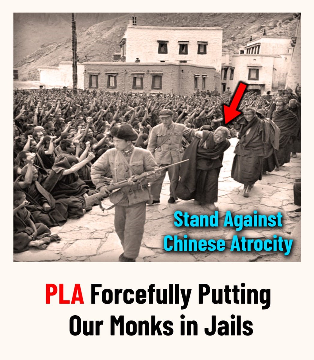 6Dushyant's tweet photo. Chinese authorities continuously monitor Tibetan monks, paying particular attention to and harshly retaliating against any demonstrations in favour of the Dalai Lama. Tibetan Uprising Day https://t.co/BAFzebluNe
