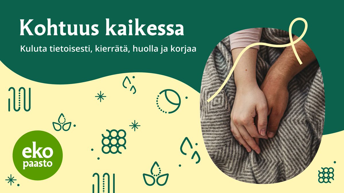 Vaatteiden, kenkien ja kodin tavaroiden elinkaarta voi pidentää 
🧵 korjaamalla
🔨 huoltamalla
♻️ kierrättämällä. Aina ei tarvitse ostaa uutta. Arjen pienillä teoilla
on suuri merkitys – itselle ja ympäristölle. 🌞  #ekopaasto Martat vinkkaa