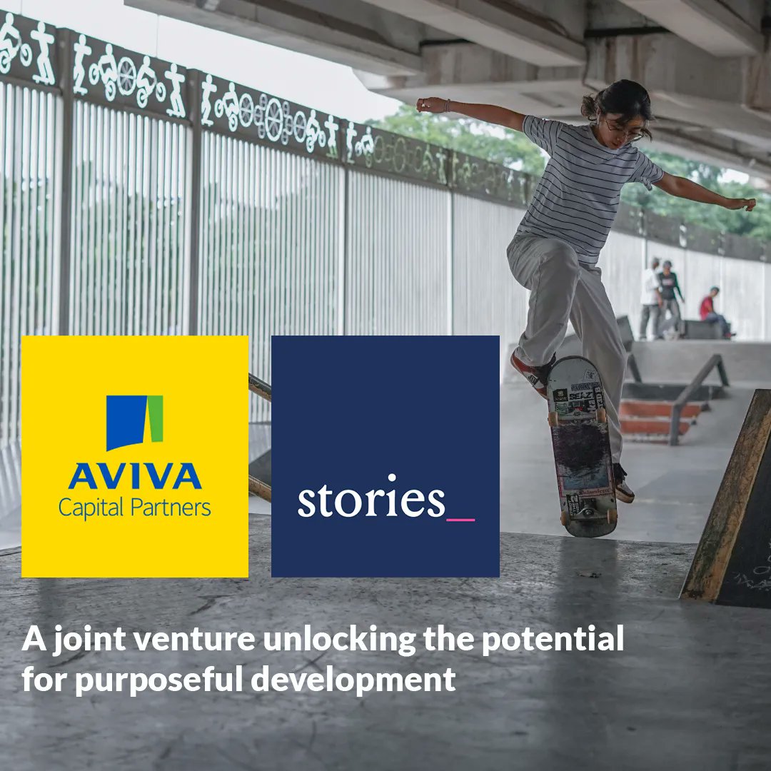 stories_dev's tweet image. Excited to announce our £100m joint venture with @avivaplc, that will help us unlock the potential for purposeful development.

We’re bringing together our skills &amp;amp; financial capacity to partner with landowners to deliver socially responsible projects &amp;gt; buff.ly/3Fd7w4W