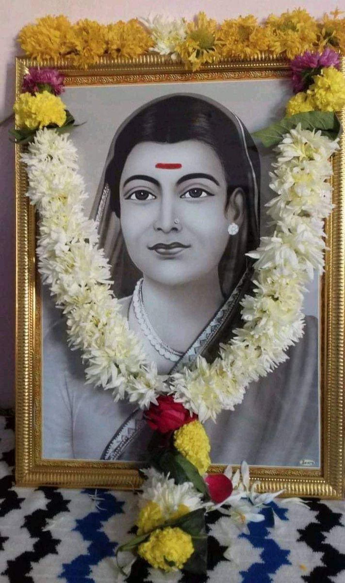 क्रांती ज्योती  माता सावित्री बाई फुले (3 जनवरी 1831-10मार्च 1897)की 126वीं परिनिर्वाण दिवस पर शत शत नमन🙏🌹