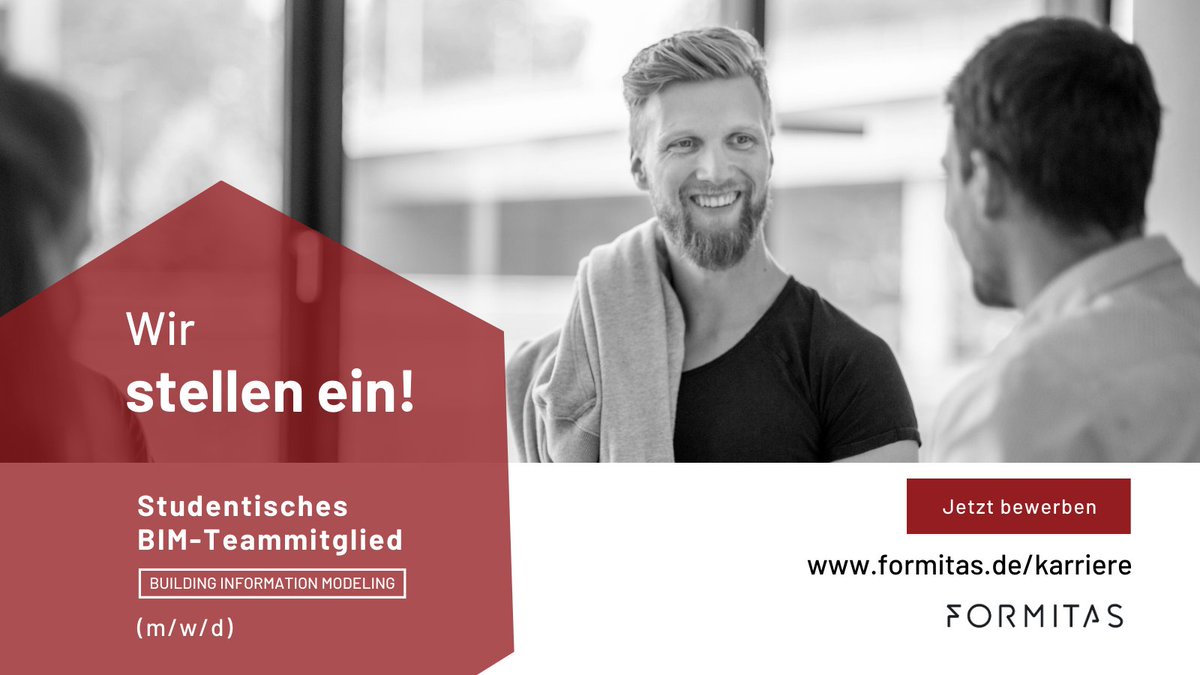 formitas_de's tweet photo. Hey Studierende! Wer ist Digitaloptimist und auf der Suche nach einem Job?  Jetzt bewerben: https://t.co/oIyUaiJeua

#Job #studentenjob #werkstudent #teamformitas #wirsuchendich #jobs #karriere #stellenanzeige #jobangebot #stellenausschreibung #bim #architektur #bauingenieurwesen https://t.co/iXXatwA0gB