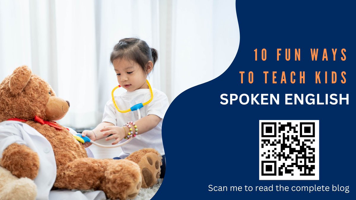 LearnFromNative's tweet image. &quot;Want to make learning English fun for your child? Our latest blog post has 10 exciting ways to teach spoken English that both you and your child will love! #englishlearning #kidfriendly #fun #learnfromnative