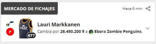 24ersPenguins's tweet photo. Welcome back home, Lauri "Jauri Jauri" Markkanen #FreezeTheRivals #GoPenguinsGo @MarkkanenLauri @biwenger We need you to win the @monkeyballNBA https://t.co/s5o5XCtTJg