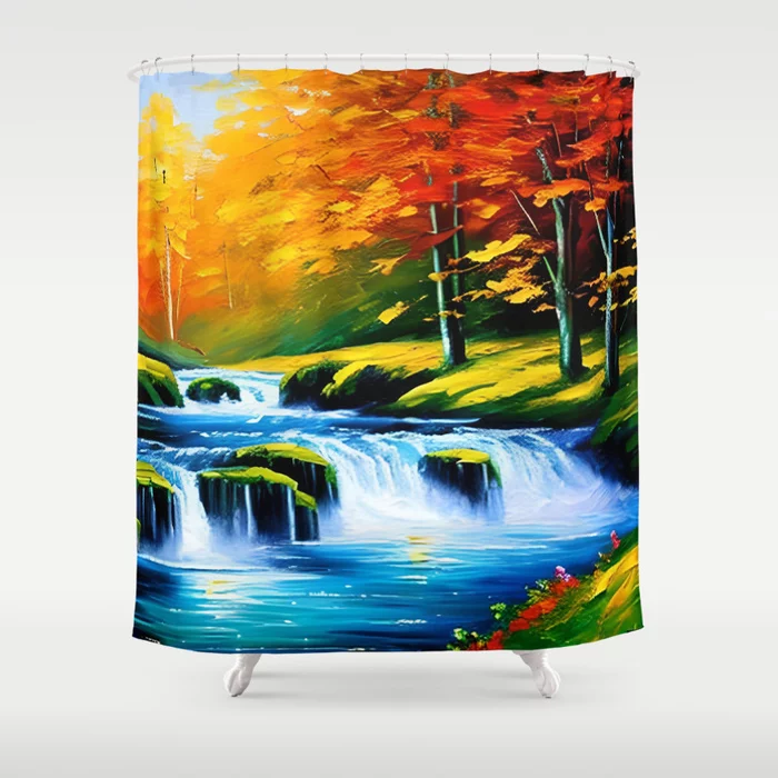 futurework326's tweet photo. Oil painting of beautiful river stream. Shower Curtain
15% off this item today!$68.00
https://t.co/LOLRFAujg7
Our #shower #curtains are the perfect focal point for any #bathroom with our artists' array of eye-catching #designs. #Hookless and extra long https://t.co/ay3iDbCWfw