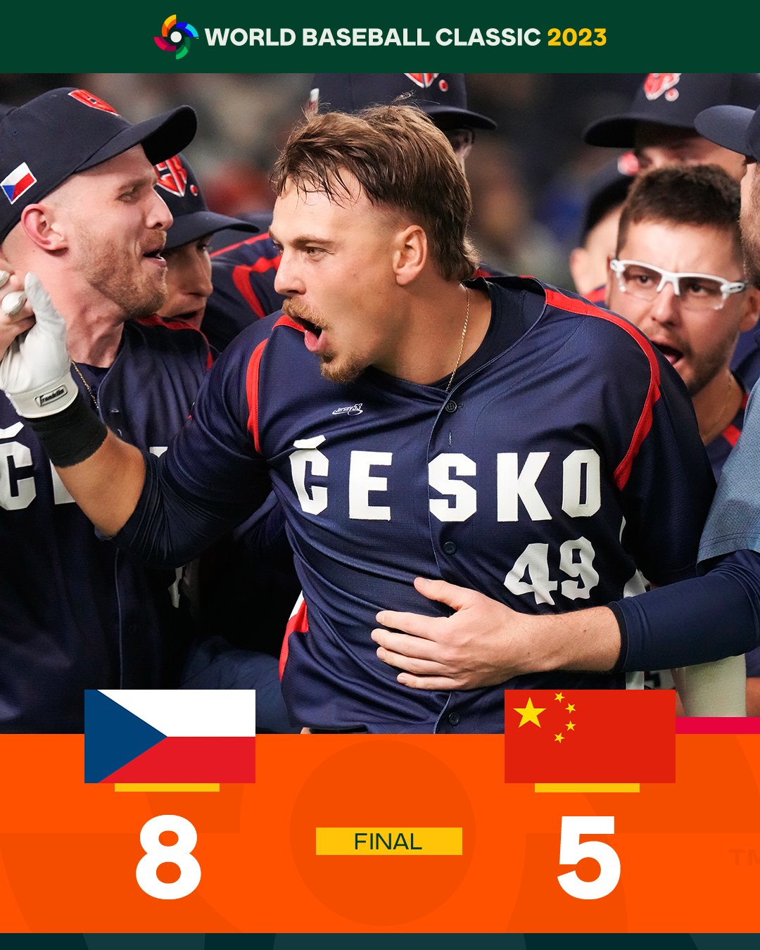 World Baseball Classic on X: Czech Republic earns its first
