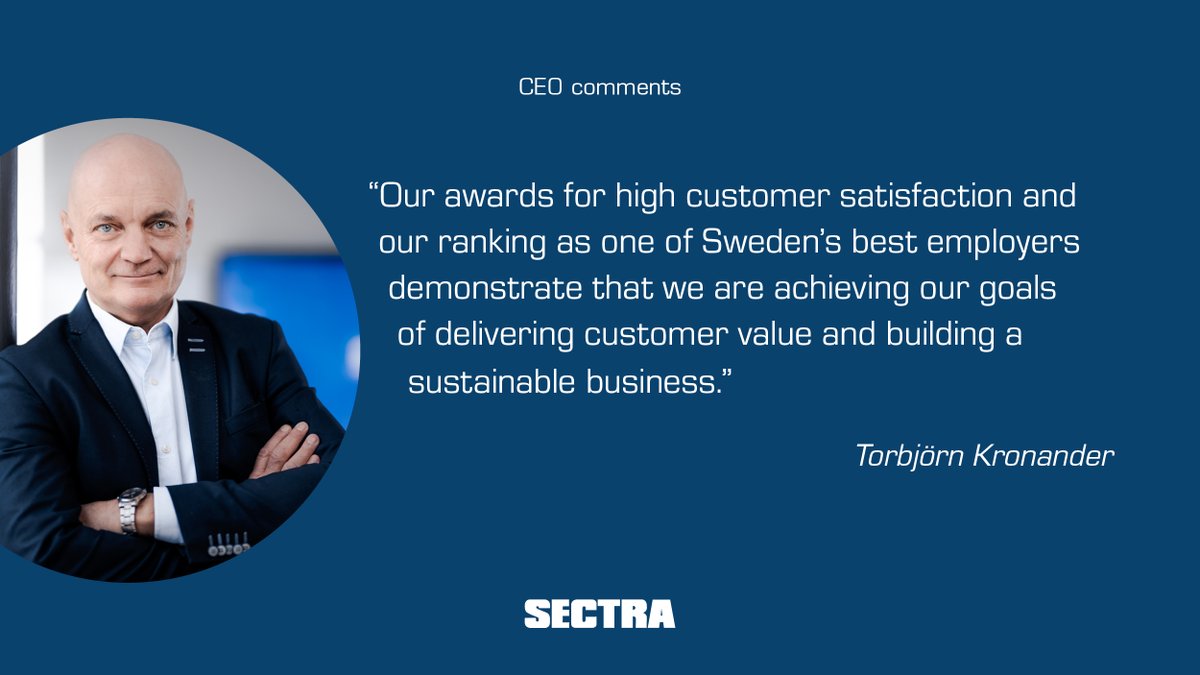Nine-month interim report announced➡️bit.ly/3ZV9Fug

🔹Swedish authorities expand cooperation with Sectra to strengthen the total defense's ability to communicate securely
🔹Sectra wins Best in KLAS—10 years in a row
🔹Increase in cloud recurring revenue (CRR)

$SECTB